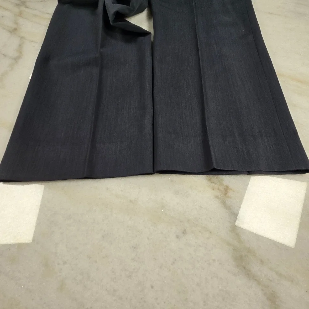 Perry Ellis Portfolio Dress Pants Mens 30/30 Blue Pleated Office Sharkskin Style